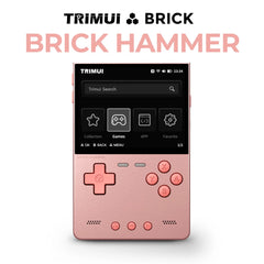 Trimui Brick Hammer Handheld Game Console 3.2 Inch 1024*768 IPS Screen 3000mAh Metal Open Source Retro Game Machine Gifts
