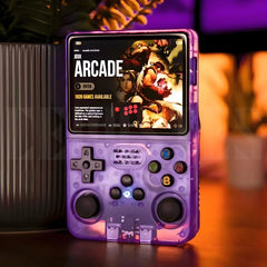 R36S Retro Handheld Video Game Console Linux System 3.5 Inch IPS Screen R35s Pro Portable Pocket Video Player 128GB Games